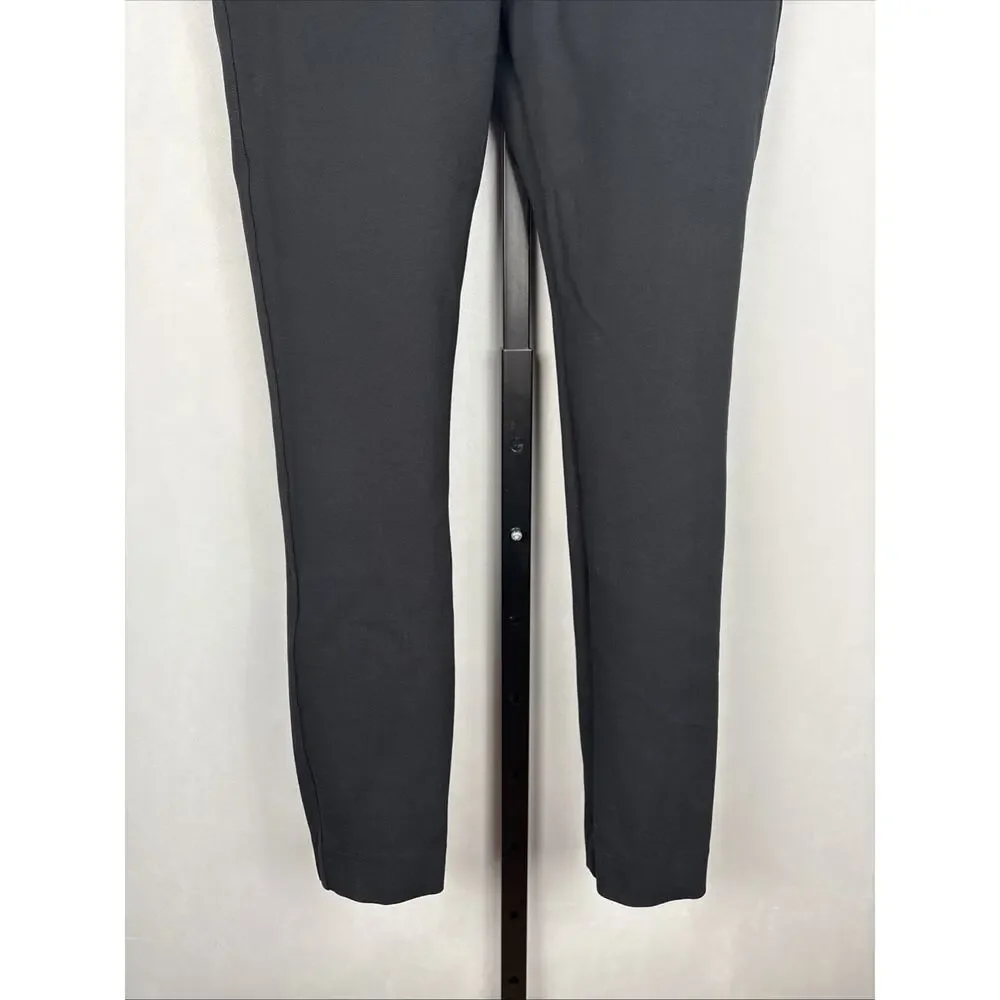 Spanx The Perfect Pant Ankle Sz Small Tall Back Seam Black Ponte Pull On Stretch - Picture 5 of 11